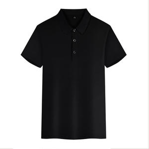 Polo Shirt Nylon Solid Color Moisture Wicking Daily Wear - Product Image 3