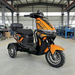 Motocicleta de 3 Ruedas, Scooter de 600W 60V, Carrocería Abierta, 300kg, Triciclo Cerrado con Asiento Abierto para Pasajeros - Product Image 1