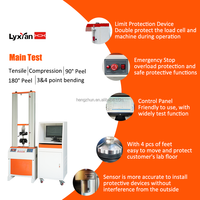 Probador universal digital de 5kN para textiles, caucho y compuestos, pruebas de tensión, cizalla y carga cíclica, de 1/2"