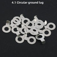 4.1 fabricant carte d'alimentation directe ronde terre cosse tête ronde 90 degrés carte de commande mise à la terre joint en cuivre