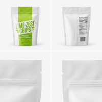 Sachets Doypack Métallisés Brillants Anti-humidité à Soufflet Arrière pour l'Emballage de Chips et de Sucre, Imprimés et Personnalisables en Couleurs et Tailles