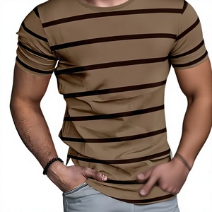 Camiseta Casual Transpirable de Manga Corta con Cuello Redondo y Corte Regular para Hombre, Tejida en Poliéster/Algodón - Product Image 2