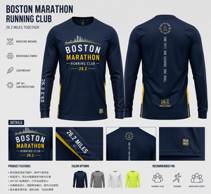 Camiseta de Manga Larga Sublimada Personalizada para Mujer, Club de Carreras, 26.2 Millas, Maratón, Entrenamiento, Secado Rápido - Product Image 3
