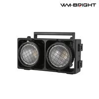 Projecteur LED extérieur IP65 à 2 faisceaux RGBLAC DMX512 pour DJ et discothèque