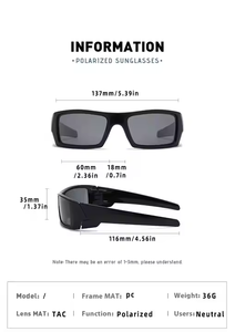 Gafas de Sol Deportivas Polarizadas Unisex de Alta Calidad, UV400, Ligeras, con Diseño de Camuflaje para Actividades al Aire Libre para Niños - Product Image 2