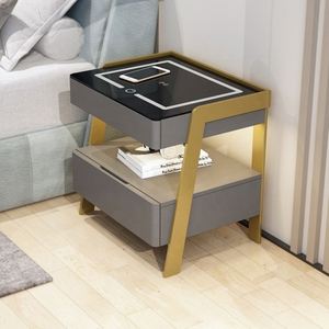 <span class=keywords><strong>Table</strong></span> de chevet intelligente moderne avec nouveau design Meubles de maison avec port de charge sans fil USB Type C Lit Chambre Petite <span class=keywords><strong>table</strong></span> d'appoint - Product Image 6