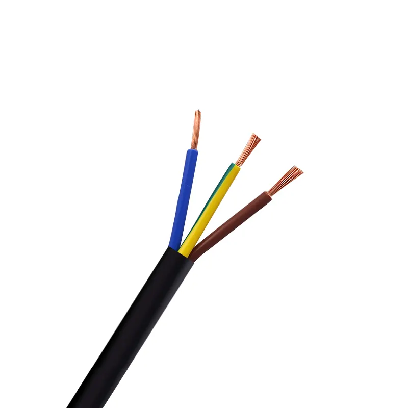 Электрический Rvv многоядерный гибкий медный кабель 2/3/4/5 сердечник 0,75 мм 1,0 мм 1,5 мм ПВХ изолированный