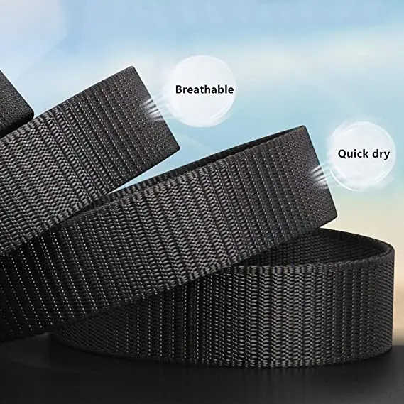 Automatic Buckle Nylon Belt Male Belt Mens Waist Canvas Belts Cummerbunds High Quality Strap