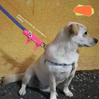 Correa Luminosa LED de Cocodrilo de Alta Calidad para Mascotas, Novedad de Halloween, Recargable por USB Tipo-C, Accesorios para Perros