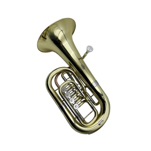 Kèn Euphonium cao cấp SEAOUSND OEM JYEP740 mạ vàng 4 van xoay, khóa C/Bb - Product Image 6