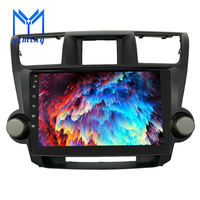 Lecteur DVD de voiture Android 11 pour Toyota Highlander 2009 2010 2011 2012 2013 2014 Carplay WiFi GPS Navigation Système radio stéréo