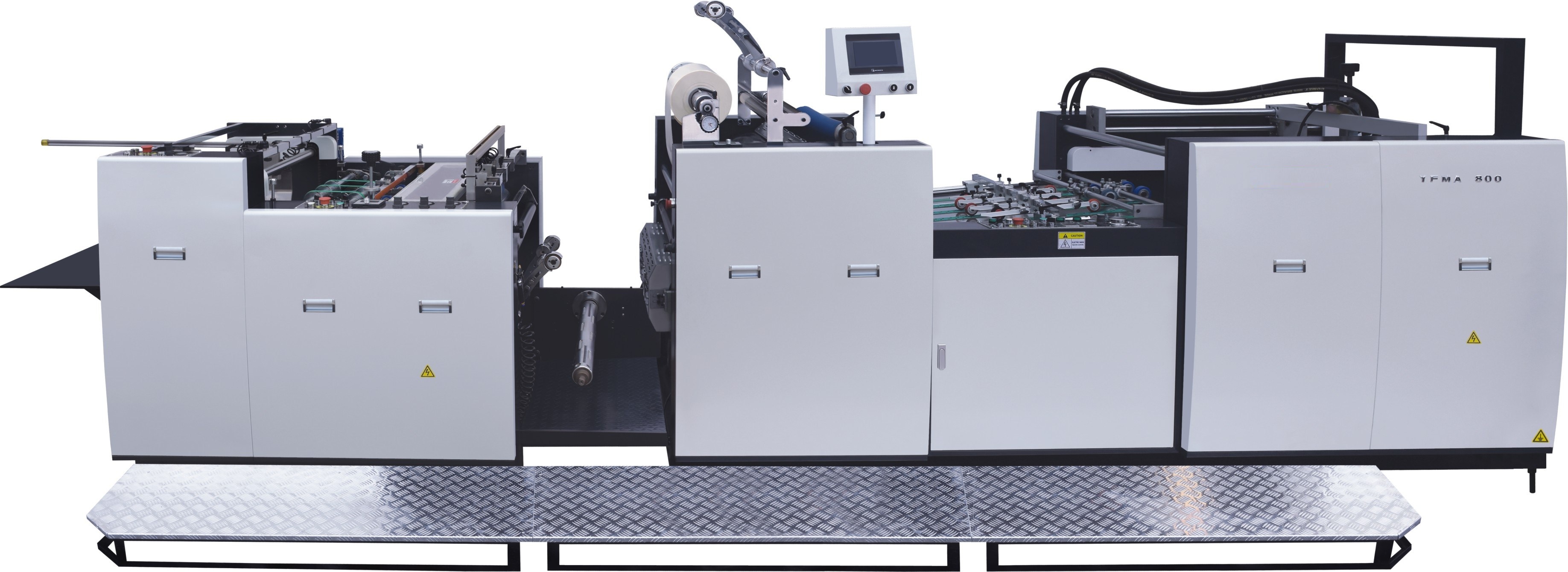 Plastic OPP PET PVC Metallic Thermal Film Laminating Embossing Machine Double Sides