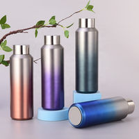 Bouteille d'eau réutilisable en acier inoxydable à prix d'usine, gobelet à café personnalisé, mug à café, coffret cadeau