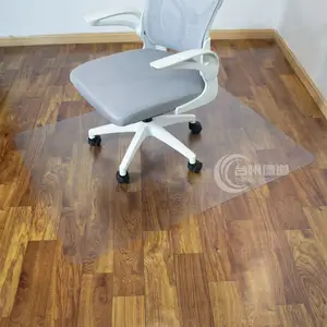 Computador cadeira Mat para pisos duros PVC transparente Protector Mat