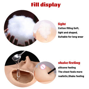 Producto para Crossdresser, Prótesis de Senos Artificiales de Copa A-H, Rellenos de Sujetador, Senos de Silicona para Transgénero, Senos de <span class=keywords><strong>Anime</strong></span>, Cuello Alto - Product Image 6