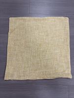 Housses de coussin effet lin bicolores en stock, 270 GSM, 100 % polyester, 4 couleurs et 2 tailles