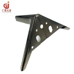 12 CM di alta metallo oro gambe divano nero cromato <span class=keywords><strong>mobili</strong></span> <span class=keywords><strong>piedini</strong></span> <span class=keywords><strong>per</strong></span> pranzo <span class=keywords><strong>cucina</strong></span> <span class=keywords><strong>per</strong></span> lato TV tavolo tavolo triangolo in ferro - Product Image 1