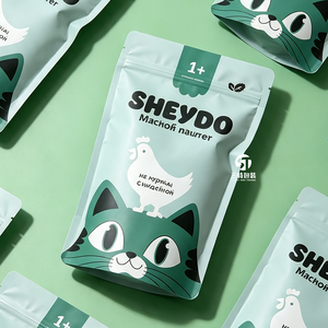 Sachets d'emballage personnalisés pour friandises pour chats, imprimés numériquement, en petites séries, pochettes refermables en aluminium, 50g 100g 250g 500g - Product Image 3