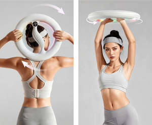 Bellewins Anello Centrifugo a Gravità <span class=keywords><strong>per</strong></span> <span class=keywords><strong>Esercizi</strong></span> del Tronco Superiore, con LED Luminosi, Ricaricabile USB, Contatore Digitale, Strumento Fitness <span class=keywords><strong>per</strong></span> Casa - Product Image 4