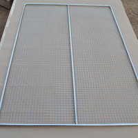 Plateau perforé en acier inoxydable et aluminium de 12 po x 17 po pour séchage de denrées congelées, cuisson du pain et refroidissement