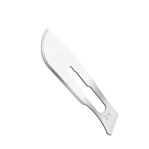 Scalpels ophtalmiques stériles jetables certifiés CE # 18 Lames chirurgicales à bord manuel aiguisé pour procédures ophtalmiques <span class=keywords><strong>Farhan</strong></span> Co - Product Image 2