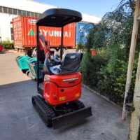 XN12-9 1000KG Mini Bagger 2025 Nouvelle excavatrice Creusant Mini excavatrice hydraulique Rhinoceros Excavatrice de 1 tonne