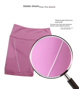 Shinbene Của Phụ Nữ 4Pcs Hoạt Động Thiết Lập Cơ Bản Thể Thao Áo Ngực Crop Tops Cao Eo Quần Short & Flare Xà Cạp-Màu Sắc Tương Phản Cộng Với Kích Thước - Product Image 6