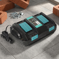 VICTPOWER Baterai Lithium Ion 18V 4.0Ah untuk Peralatan Listrik dengan Pengisi Daya Ganda Bersertifikasi CE/FCC/RoHS 800 Siklus -20C hingga 60C