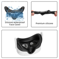 Protège-visage en silicone pour Meta Quest 3S, accessoires VR, masque facial pour Quest 3s, vente chaude
