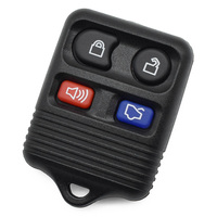Boîtier de clé télécommande de voiture à 4 boutons, sans inscriptions, en plastique, pour réparation de clé - Prix usine