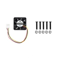 Ventilateur de refroidissement dédié Waveshare pour Raspberry Pi Compute Module 4, carte IO, réglage de la vitesse PWM, deux roulements à billes, 12V 4 broches, 9.25CFM