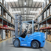 Forklift Listrik Liftron Seri DE CPD35 untuk Pengisian Inventaris Logistik 3,5 Ton