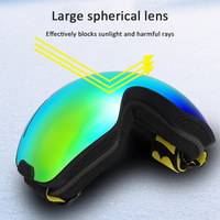Masque de ski anti-buée à double lentille, personnalisable avec logo, pour adultes, idéal pour les sports de plein air – Vente chaude