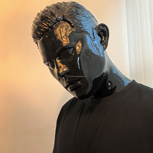 Masque intégral en silicone brillant imitation latex HLC, ODM, pour hommes, masque réaliste <span class=keywords><strong>de</strong></span> visage humain, <span class=keywords><strong>déguisement</strong></span> pour Halloween - Product Image 2