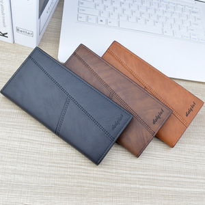 Portafoglio <span class=keywords><strong>da</strong></span> <span class=keywords><strong>uomo</strong></span> antifurto <span class=keywords><strong>da</strong></span> <span class=keywords><strong>uomo</strong></span> alla moda con giuntura <span class=keywords><strong>in</strong></span> morbida <span class=keywords><strong>pelle</strong></span> Multi-Card Clip Bag per giovani professionisti - Product Image 4