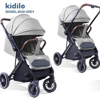 6530 Nouvelle poussette portable multifonction pliable et légère Kidilo pour bébés, chariot de voyage, vente en gros Chine