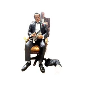 Statua GK del <span class=keywords><strong>Padrino</strong></span> Vito <span class=keywords><strong>Corleone</strong></span> Edizione 1972, Modello in PVC Ecologico, Action Figure in Confezione - Product Image 1