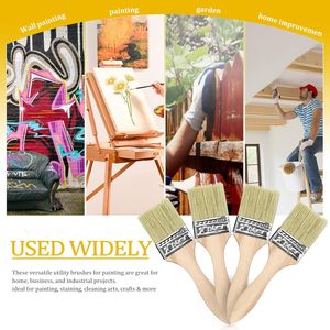 <span class=keywords><strong>Pinceau</strong></span> de <span class=keywords><strong>peinture</strong></span> professionnel de vente directe d'usine de 1 à 8 pouces avec manche en bois - Product Image 4