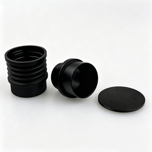 Buse en silicone noir de luxe personnalisable et écologique, à rétention nulle, pour Eureka Atom, doseur simple, certifiée LFGB pour le café - Product Image 3