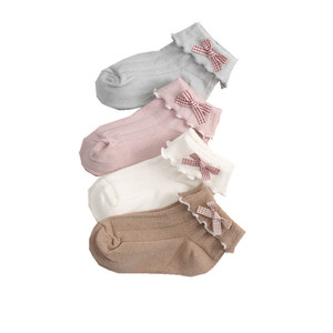Calcetines <span class=keywords><strong>de</strong></span> princesa Laciness <span class=keywords><strong>para</strong></span> niños primavera y otoño infantil y niña con lazos calcetines <span class=keywords><strong>de</strong></span> algodón <span class=keywords><strong>para</strong></span> bebés - Product Image 1