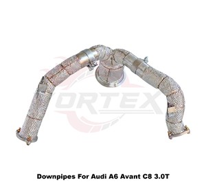 Tuberías de Escape de Alto Rendimiento Vortex para Audi A6 Avant C8 3.0T, Conector de Colector de Escape de Alto Flujo, Piezas de Tuning - Product Image 4