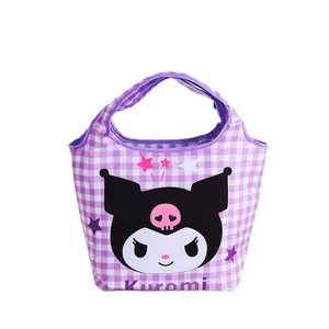 Borsa isolante impermeabile grande Sanrio, borsa a temperatura costante per bevande alla birra al latte, borsa per il pranzo borsa per il ghiaccio fuori borsa da picnic