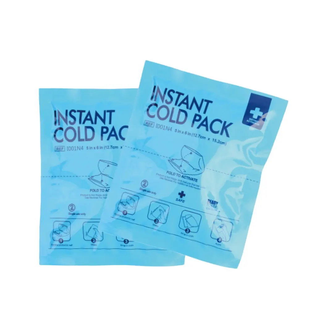 Paquete de hielo frío instantáneo, congelador de medicina azul, personalizado, barato