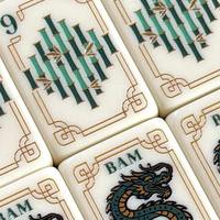 Maßgefertigte Luxuriöse Amerikanische Mahjong-Steine aus Acryl, Umweltfreundlich, Langlebig, Faltbar für Innen/Außen, Kinder-Großhandel
