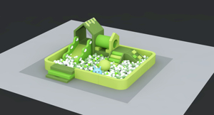 Equipo de Juegos Interior para Niños, Duradero, Ecológico y Suave, con Estructura de Escalada Multinivel para la Diversión en el Jardín de Infancia - Product Image 1