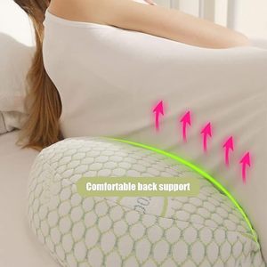 Almohada de lactancia en forma de U para dormir de lado en verano con protección lumbar, almohada de maternidad para mujeres embarazadas - Product Image 3