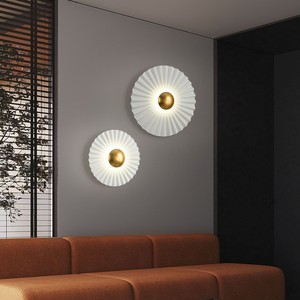 Lámpara de pared redonda Hfshanks, iluminación interior decorativa con control de interruptor Led E27 para dormitorio y Hotel - Product Image 2