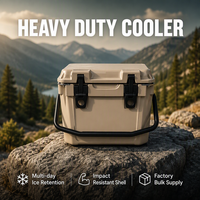 Glacière d'extérieur personnalisable Kuer avec logo sur mesure, 10qt, en PE rotomoulé, isolée et étanche, pour la pêche, le vin et les aliments