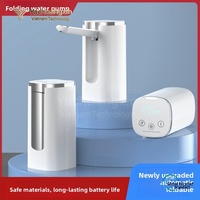 Pompe à eau électrique portable pliable avec bec verseur, distributeur d'eau rechargeable à commande tactile pour usage domestique quotidien