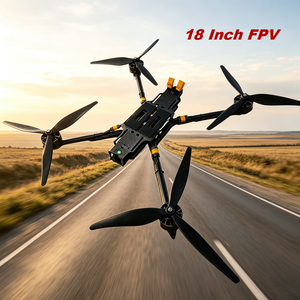 ชุดโดรน FPV แบบยกของหนักขนาด 18 นิ้ว ปรับแต่งได้ โครงแบบ X รับน้ำหนักได้ 12 กก. พร้อมตัวเลือกกล้อง VTX 5.8G รองรับ OEM ODM สำหรับอุตสาหกรรมมัลติโรเตอร์ - Product Image 1